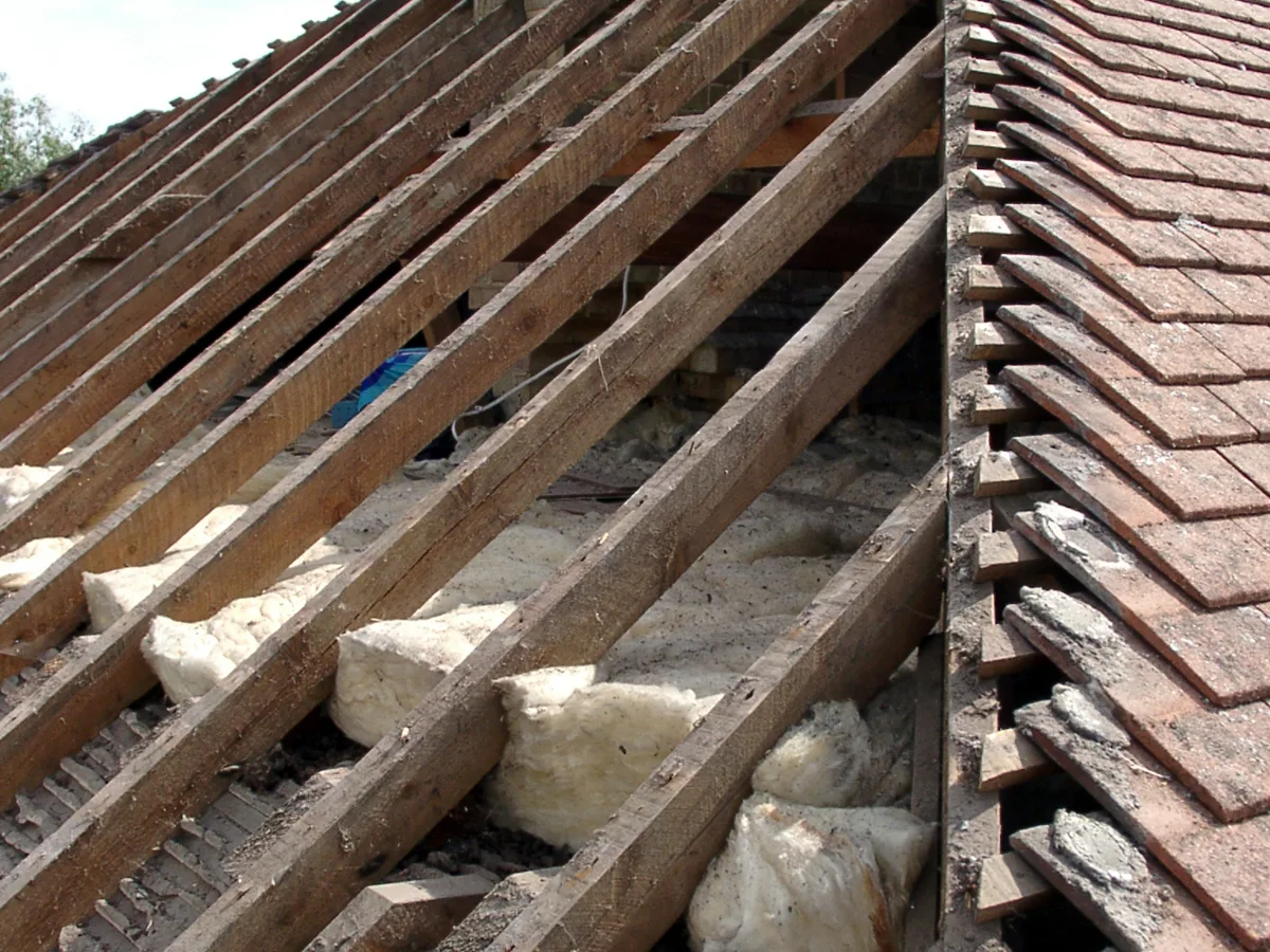 Oakcrest Roofing Ltd carrying out chimney removal